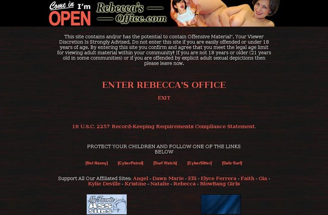 Rebeccas office porn