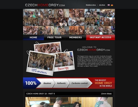 Czech Home Orgy