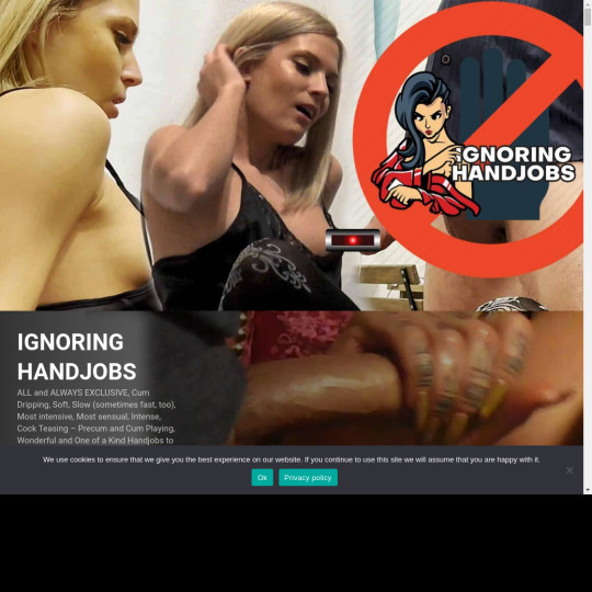 ignoring handjobs