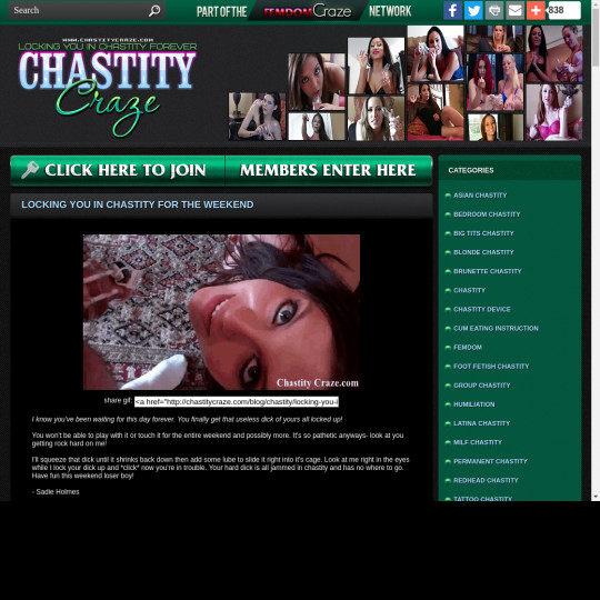 chastity craze