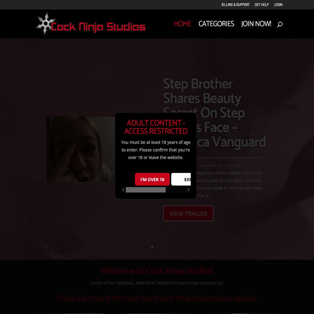 cock ninja studios login