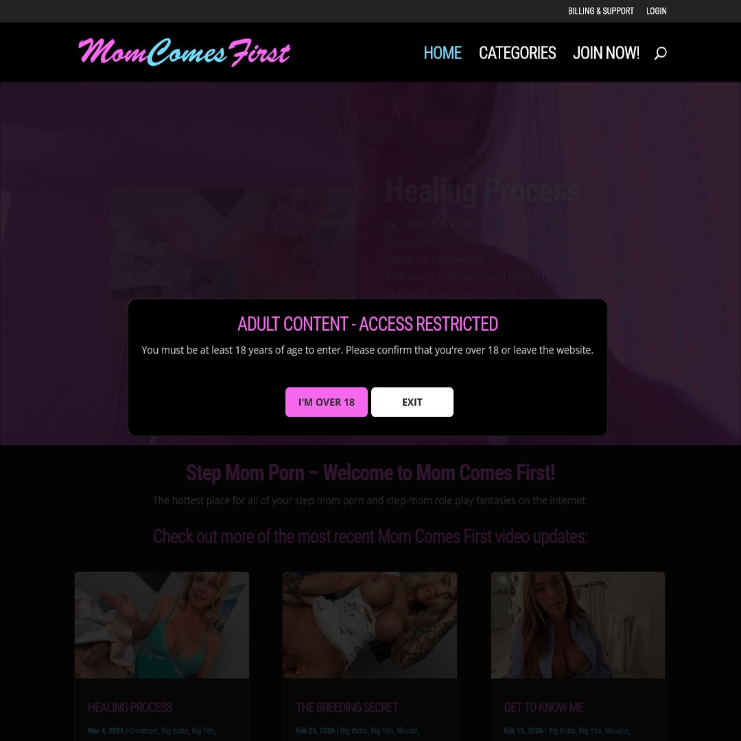 mom comes first login