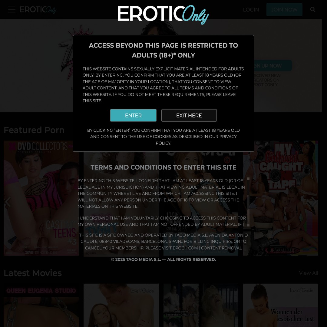 erotic only login